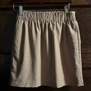 J. Crew Factory Tan Mini Skirt, Size 2, EUC